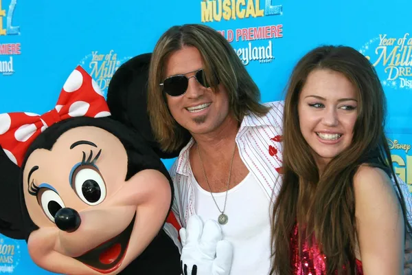 Billy Ray Cyrus, Miley Cyrus — Stockfoto