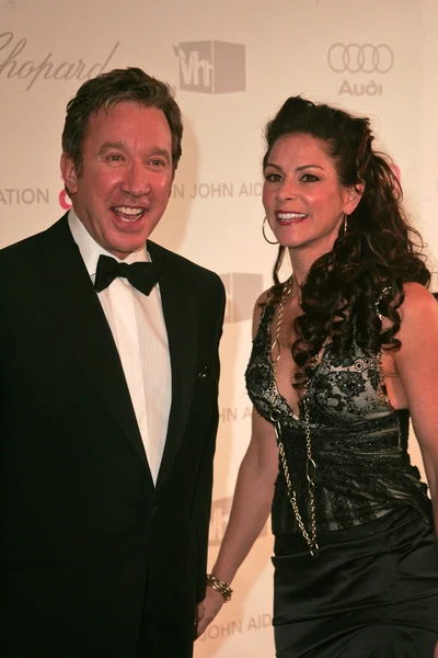 Tim Allen y su esposa — Foto de Stock