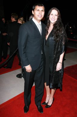 adam plaj ve eşi Tara'ya 18 yıllık uluslararası Palm springs film festivali gala ödüller. Palm springs convention center, palm springs, ca. 01-06-07