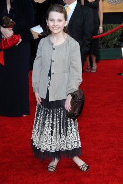 Abigail Breslin at the 13th Annual Screen Actors Guild Awards. Shrine Auditorium, Los Angeles, CA. 01-28-07 clipart