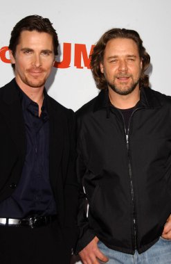 Christian Bale and Russell Crowe