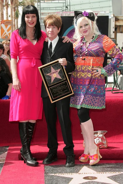 Hollywood walk rodney bingenheimer onurlandıran şöhret töreni — Stockfoto