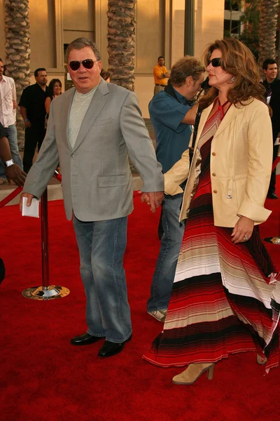 William Shatner and wife Elizabeth — Stock Photo, Image