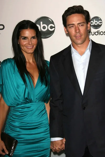 Angie Harmon, Jason Sehorn — Stock Photo, Image