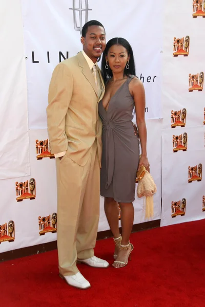 Wesley Jonathan y Denyce Lawton — Foto de Stock