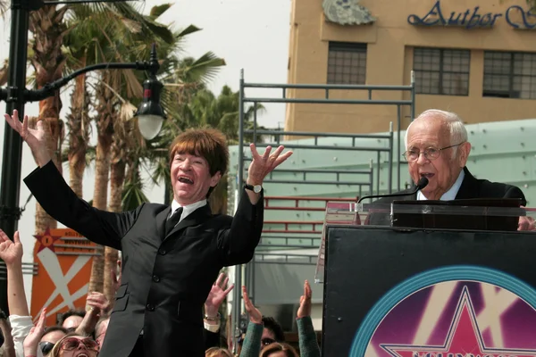 Rodney Bingenheimer and Johnny Grant — Stock Photo, Image