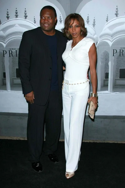 Rodney peete en holly robinson peete — Stockfoto