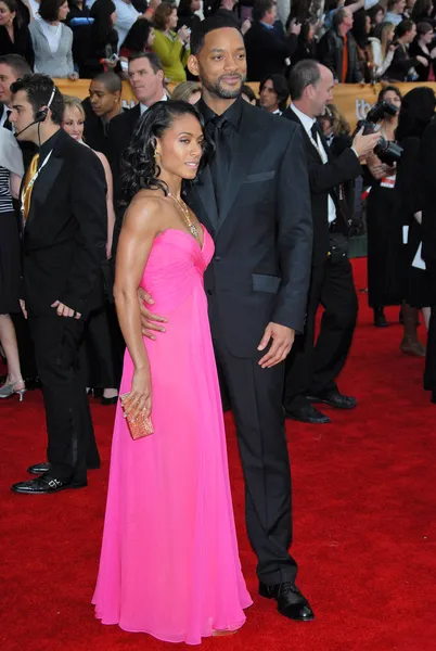 Jada pinkett-smith und will smith — Stockfoto