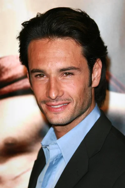 Rodrigo Santoro Ordförande — Stockfoto