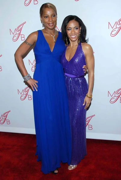 "Celebrare Mary J. Blige "Party organizzato da Jada e Will Smith — Foto Stock