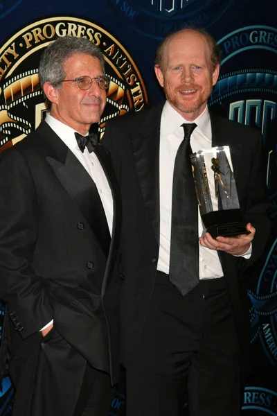 Ron meyer och ron howard — Stockfoto