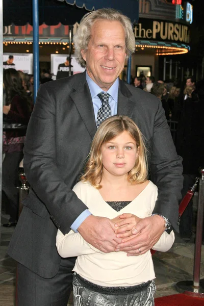 Steve tisch ve kızı — Stok fotoğraf