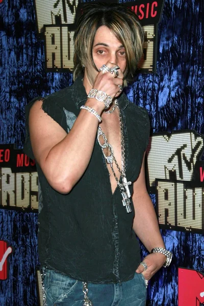 Criss Angel arriving at the 2007 MTV Video Music Awards. The Palms Hotel And Casino, Las Vegas, NV. 09-09-07 — Zdjęcie stockowe