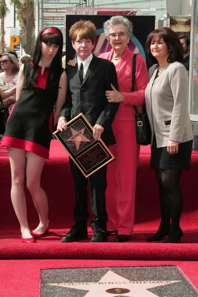 好莱坞步行的罗德尼 bingenheimer 的名人堂颁奖仪式 — 图库照片
