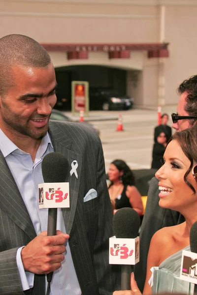 Tony Parker dan Eva Longoria — Stok Foto