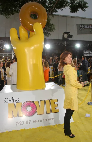 Wereld premiere van "the simpsons movie" — Stockfoto