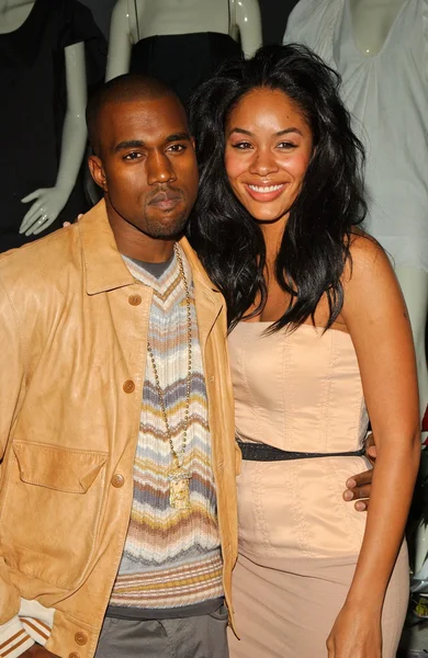 Kanye West and Alexis Rainey — Stock Photo, Image