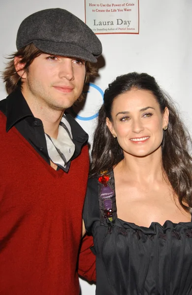 Ashton Kutcher et Demi Moore — Photo