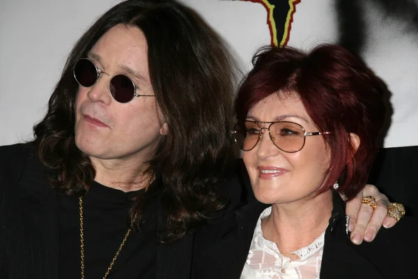 Ozzy osbourne i sharon osbourne — Zdjęcie stockowe