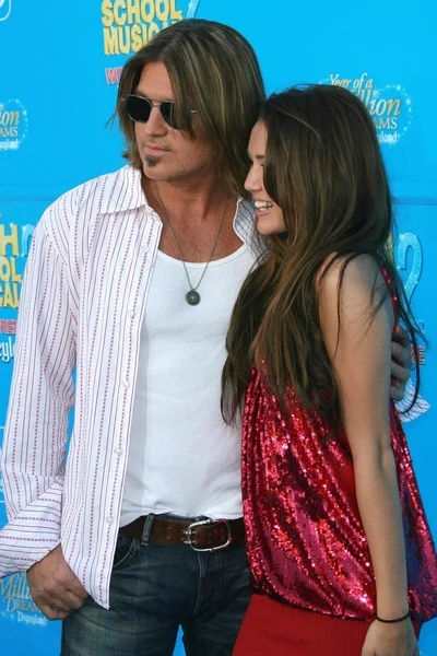 Billy Ray Cyrus, Miley Cyrus — Stock fotografie