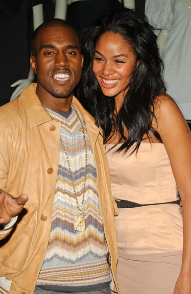 Kanye west en alexis rainey — Stockfoto