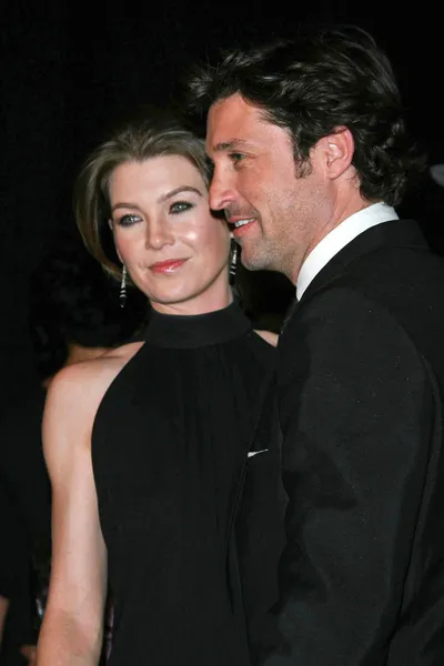 Ellen Pompeo e Patrick Dempsey — Fotografia de Stock