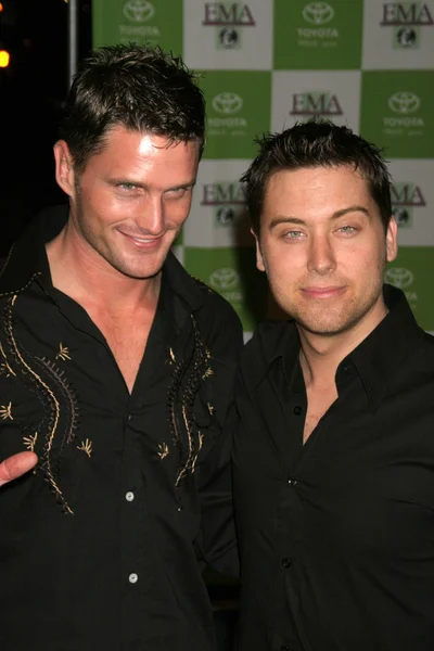 Reichen lehmkuhl och lance bass — Stockfoto