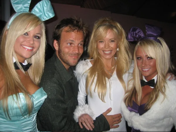 Stephen dorff, shanna olson i przyjaciele — Zdjęcie stockowe