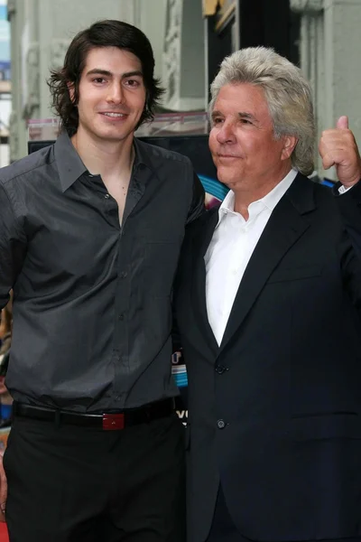 Brandon Routh, Jon Peters — Stock Photo, Image