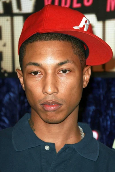Pharrell Williams chegou ao MTV Video Music Awards de 2007. The Palms Hotel And Casino, Las Vegas, NV. 09-09-07 — Fotografia de Stock