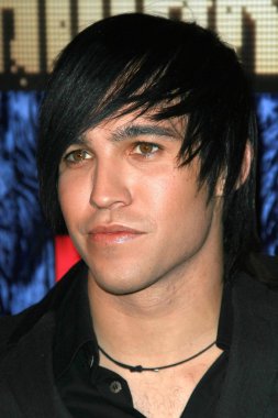 Fall Out Boy 2007 Mtv Video Müzik Ödülleri'nde gelen Pete Wentz. Palms Hotel And Casino, Las Vegas, Nv. 09-09-07