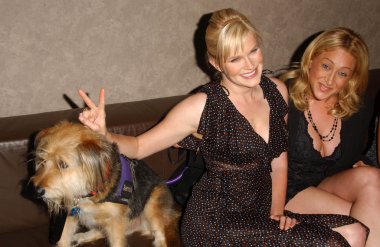 Nicholle Tom and Jennifer Blanc at the birthday party for Alana Curry. Next Door Tapas Lounge, Studio City, CA. 05-02-07