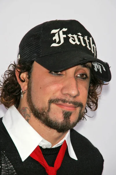 AJ McLean na festa comemorando o lançamento do Nintendos Game Console Wii. Boulevard3, Los Angeles, CA. 11-16-06 — Fotografia de Stock