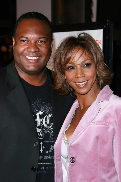 Rodney Peete r. w Filadelfii i holly robinson Peete r. w Filadelfii — Zdjęcie stockowe