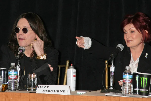 Ozzy Osbourne e Sharon Osbourne — Fotografia de Stock