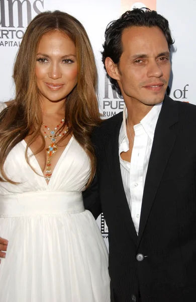 Jennifer Lopez and Marc Anthony — Stock Photo, Image