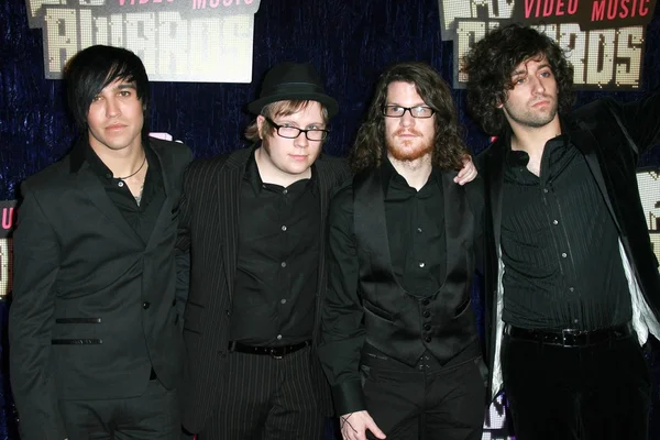 Fall Out Boy arriving at the 2007 MTV Video Music Awards. The Palms Hotel And Casino, Las Vegas, NV. 09-09-07 — Stock Photo, Image