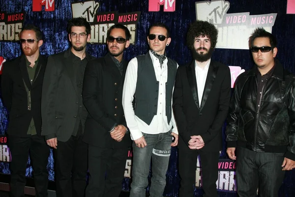 Linkin park, που φθάνουν στο 2007 mtv video music awards. το The palms hotel και το καζίνο, las vegas, nv. 09-09-07 — Φωτογραφία Αρχείου