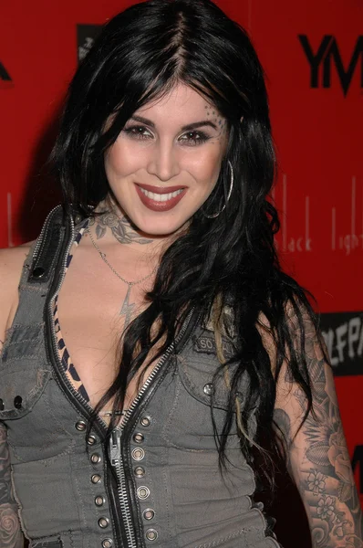 Kat Von D en la Fiesta de Lanzamiento del Álbum de Wes Borland "I Am: Wolfpack". Vanguard, Hollywood, CA. 05-21-07 —  Fotos de Stock