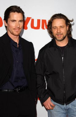 Christian Bale and Russell Crowe