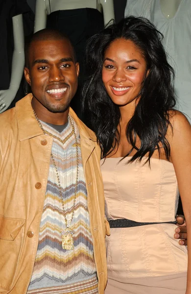 Kanye West and Alexis Rainey — Stock Photo, Image