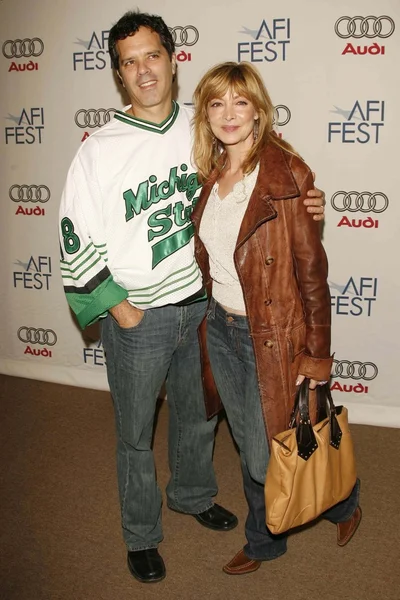 Sharon Lawrence e il marito Tom — Foto Stock