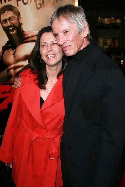 Scott glenn und frau carol — Stockfoto