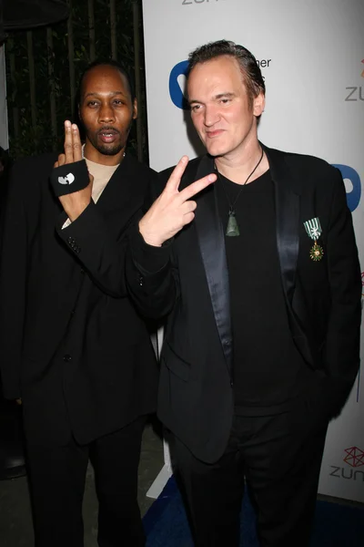 RZA și Quentin Tarantino — Fotografie, imagine de stoc