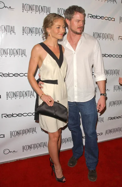 Rebecca Gayheart and Eric Dane at Los Angeles Confidential Magazine's Annual Emmy Party. One Sunset, West Hollywood, CA. 09-11-07 — Stock Photo, Image