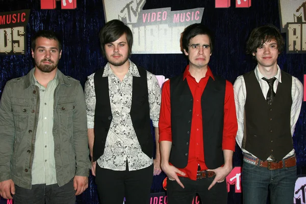 Panic At The Disco arrive aux MTV Video Music Awards 2007. The Palms Hotel And Casino, Las Vegas, NV. 09-09-07 — Photo
