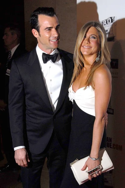 Justin Theroux, Jennifer Aniston — Stock Photo, Image