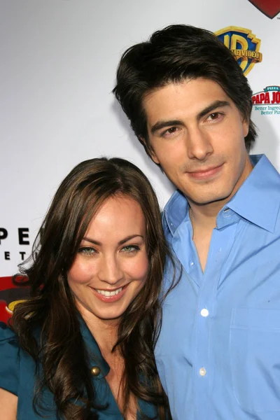 Brandon Routh, Courtney Ford — Stock Photo, Image