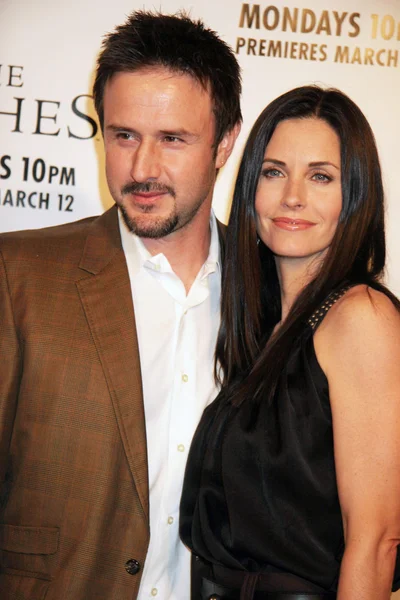 David Arquette e Courteney Cox — Fotografia de Stock