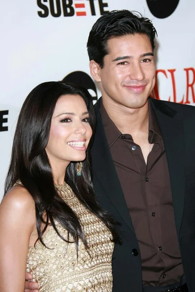 Eva longoria a mario lopez — Stock fotografie